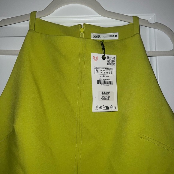 NWT Zara Green halter dress - Picture 4 of 5